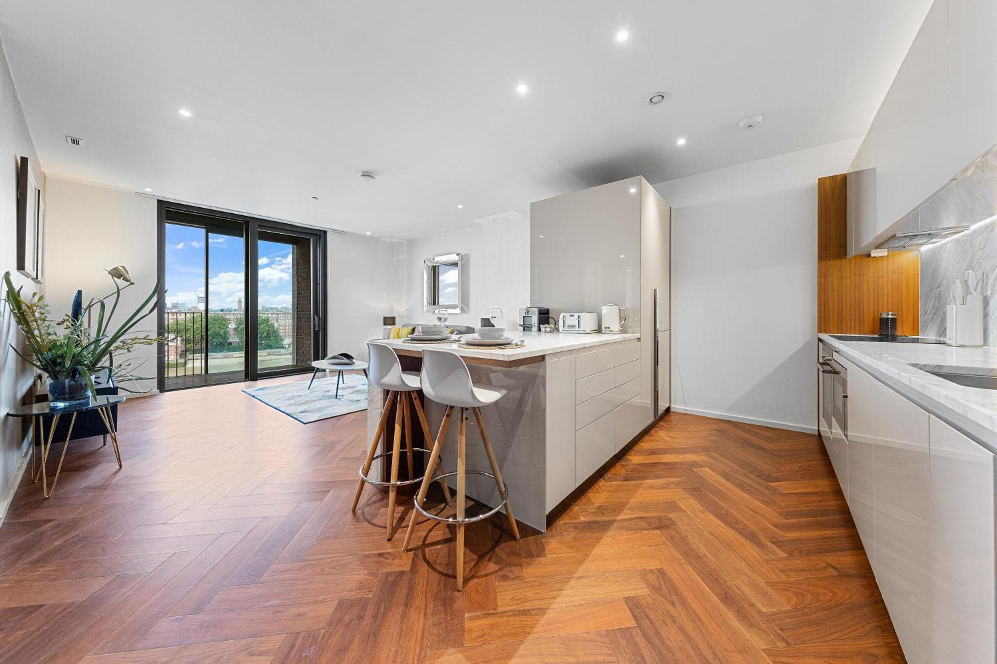 River Panorama Central London 2 Bedroom New Development المظهر الخارجي الصورة