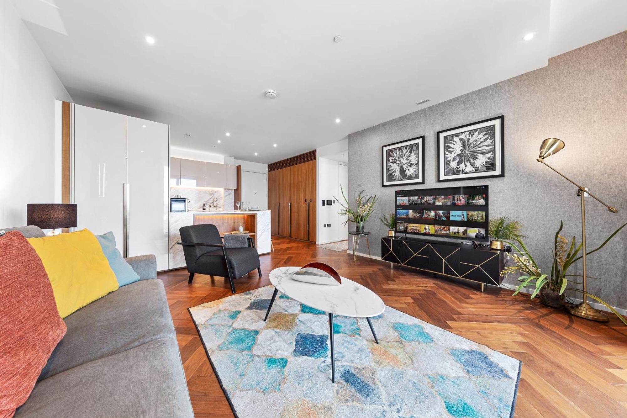 River Panorama Central London 2 Bedroom New Development المظهر الخارجي الصورة